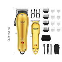 Rechargeable Electric Hair Clipper Digital Display Cordless Hair Trimmer Retro Design for Barbers, Barbershop, Salon