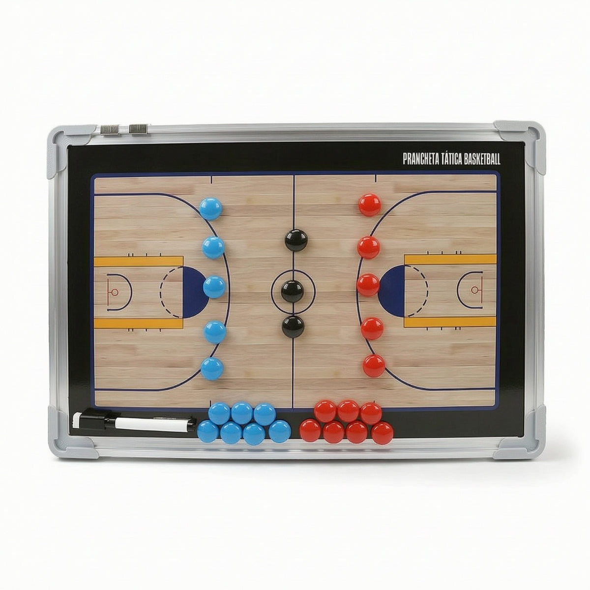 Portable Dry Erase Coaching Board Reusable Board with Handle Writable Clipboard with Handle Sturdy for Coaches