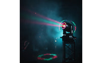 Beam Light with Prism Lens 100W Moving Head Light with Prism Moving Head with Dual Yokes 12 Channel Rotating for DJs, Discos