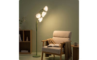 Flower Floor Lamp Modern Floral Floor Lamp Slim Sculptural for Readers, Living Room, Bedroom