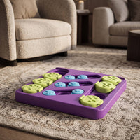 Puzzle Toy with Sliding Covers Boredom Reducer Pet Puzzle Toy IQ Training Interactive Treat Dispenser for Cats, Indoor Play