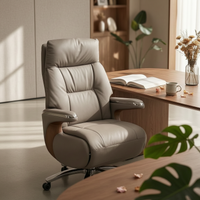 Executives Office Chair Padded Reclining Office Chair Upholstered