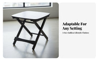 Foldable outdoor Table space-saving Portable Furniture Lightweight for Beach, Families