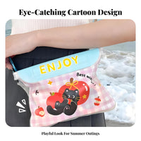 Touchscreen Compatible Waterproof Phone Bag Screen Friendly Waterproof Phone Pouch Transparent Design for Girls, Water Park, Boating