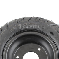 改装电动摩托四轮卡丁车配件13X5.00-6寸公路轮胎真空轮胎铁轮毂