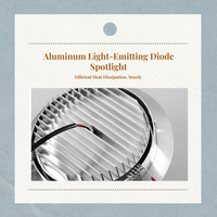 Adjustable LED Recessed Ceiling Light, Dimmable, Anti-Glare
