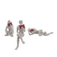 Resin Figurine Decorative Human Figure Statue Artistic for Bookshelf, Art Lovers