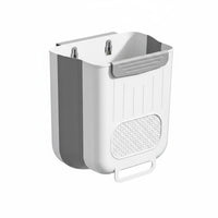 Cabinet Door Trash Container Included Garbage Basket Rectangular