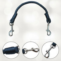 Braided Horse Rope with Snap Hooks Easy-Grip Horse Guide Line Tack for Equestrians, Stable