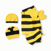 Swim Outfit with Cap Comfortable Swim Set Quick-Drying for Beach, Toddlers