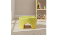 Textured Expanded Polypropylene Foam Stool Lightweight Stool with Finger Hole Compact Furniture Low-Height for Bathroom