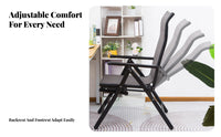 Reclining Deck Chair with Footrest 2-in-1 Design for Living Room, Office Workers