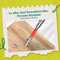 Attractive screwdriver piece, high-hardness Phillips drill adapter, strong magnetism, resistantslip, professional tool for repair, installation, and DIY projects.