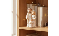 Holy Family Figurine Tabletop Nativity Figurine Resin Nativity Statue for Families, Collectors, Christmas Displays, Mantel, Shelves