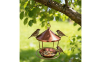 Hanging Bird Feeder Long-Lasting Bird Feeder with Bowl Sturdy for Garden, Patio