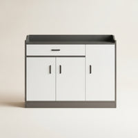 Storage Cabinet Freestanding Floor Storage Cabinet Modern Kitchen Cupboard for Dining Room, Apartment
