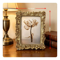 French Design Motif Handmade Tabletop Photo Frame Antique Look Home Decoration for Living Room, Entryway