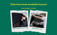 Car window sun & cover, mesh shield cover, sunlight protection, heat insulation, privacy screen for SUVs & sedans