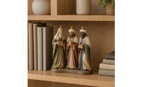 Christmas Three Wise Men Figurine Religious Three Kings Figurines Resin Wise Men Figurines Holiday for Shelf, Bookcase
