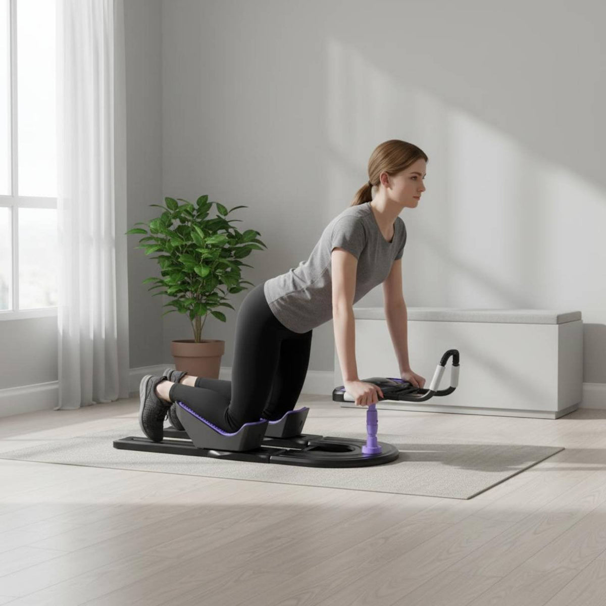 Crawling Exercise Machine Full Body Workout Foldable Abdominal Instructor