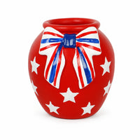 Decorative Vase with Bow Festive Vase with Bow Playful for Party
