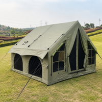 Inflatable Tent 4-6 Person Waterproof Oxford Fabric 4 Season Family Air Tent