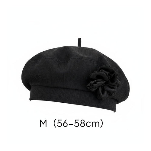 Decor Flower Beret Lightweight Pink Flower Beret Breathable for Outdoor, Women