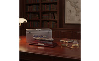 1:700 Aircraft Carrier Model with Carrying Case Alloy-Style Scale 1:700 Aircraft Carrier Model Detailed for Showcase Shelving