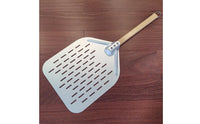Perforated Pizza Peel Pizza Peel with Long Handle Rust Resistant Kitchen Tool for Pizzeria