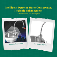 Touchless faucet saves water