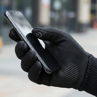 Winter Touchscreen Gloves for Men Waterproof, Fleece Lined Thermal Cycling Windproof Sports for Skiing and Biking