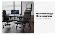 Ergonomic Recliner with Footrest Support Office Furniture for Study Room