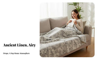 throughout the year Fringed Throw Blanket Thick Coverlet comfortable household Textile gentle feel for Homeowners, Gift Givers, Interior Decorators, rest Time, Bedroom, Sofa, Living Room