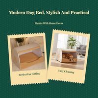 Insulated Indoor Dog House Bed, Removable, Non-Slip Den