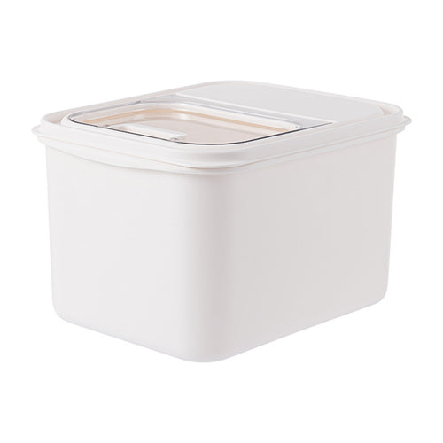 Rice Storage Bin with Lid Transparent Kitchen Storage Bin Compact for Pantry