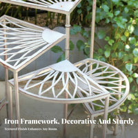 Tiered Corner Stand European design 4-Tier Corner Plant Shelf indoor/outdoor Use Space-Saving for Homeowners