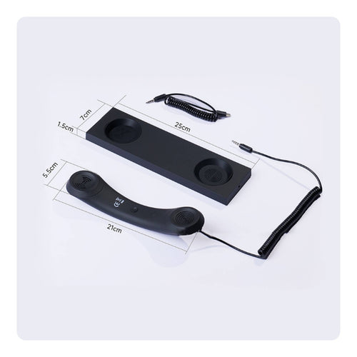 Type-C Corded Phone Handpiece Exposure Protection Nostalgic Telephone Handset Retro Phone Handset Noise Filtering for Home