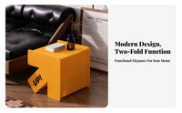 pointerShaped Nightstand Multi-Functional Bedside Drawer single-tier Rounded Corners