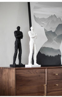 Modern Creative Resin Mosaic Figure Decoration for Home