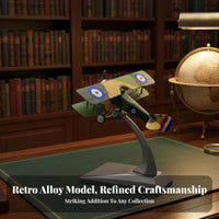 1/72 Historic Plane Model Pre-Assembled Historic Biplane Period Biplane Detailed Diecast Alloy Airplane Model