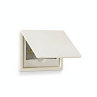 Wall Electrical Panel Cover Hinged Electrical Box Cover Hinged Lid Meter Box Cover Electrical Enclosure Easy Access Flip Up Lid Simple Flat Style Suitable for House Entryway Decoration