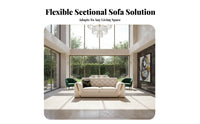 Italian design Button-Tufted Sofa Light Luxury Living Room Couch Modern Design Upholstered Seating Small Space Suitable for Apartment Dwellers, Interior Designers, Business Owners, Villa, Lounge Area, Office