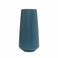 Imitation Ceramic Vase Minimalist Design Nordic Style Flower Holder Lightweight Modern Tabletop Vase for Living Room, Dining Table, Wedding