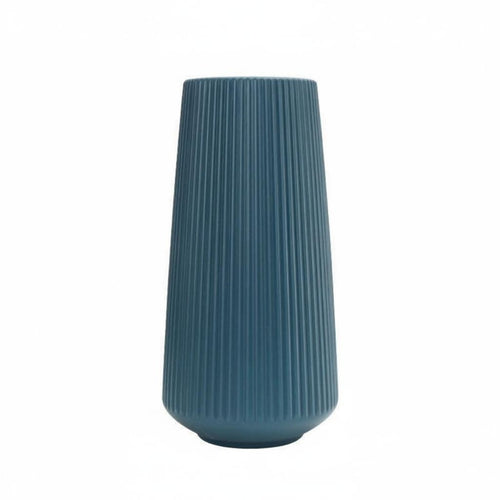 Imitation Ceramic Vase Minimalist Design Nordic Style Flower Holder Lightweight Modern Tabletop Vase for Living Room, Dining Table, Wedding