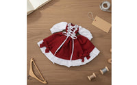Doll Dress British Style OB24 Doll Outfit Three-Dimensional Shape for Collection