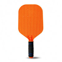 One-Piece Pickleball Paddle Lightweight Pickleball Paddle with Wrapped Handle Anti-Slip Overgrip Perforated for Casual Players, Beginners, Training