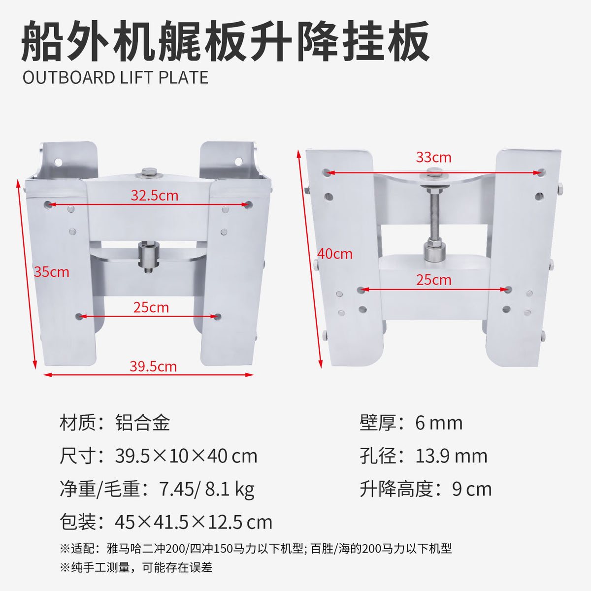 Lift Mounting Plate