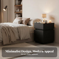 Narrow Bedside Cabinet Modern Design Narrow End Table Versatile for Small Areas