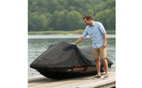 Motorboat Cover with Oxford Material Snug Fit Motorboat Cover Dustproof for Dockside