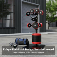 Multi-Target Boxing Stand Multifunctional Boxing Training Station Stable Base Adjustable Training Target for Fighters, Beginners, Home Gym, Workout